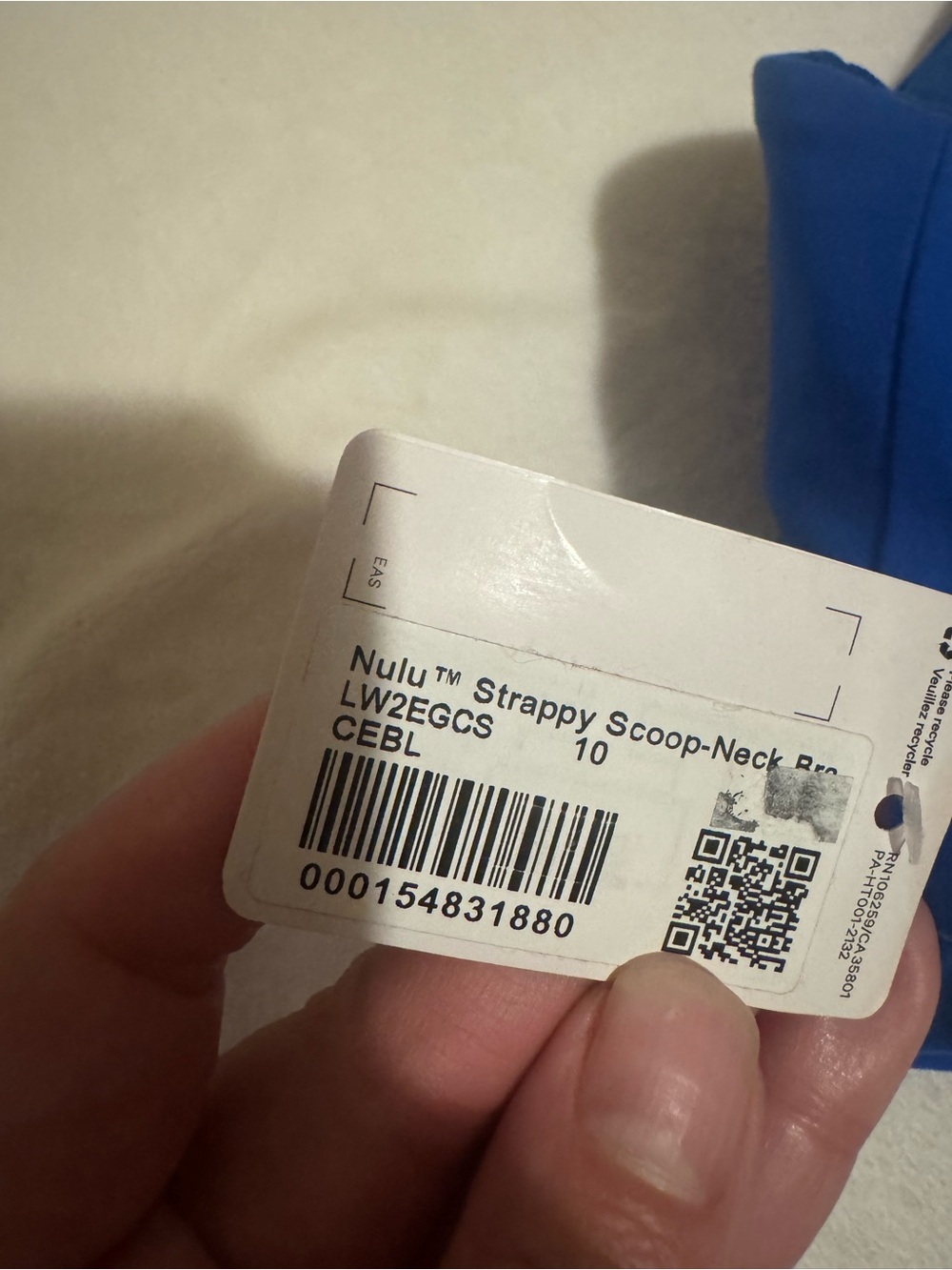 Lululemon Strappy Scoop Neck Bra Nulu - Picture 5 of 5